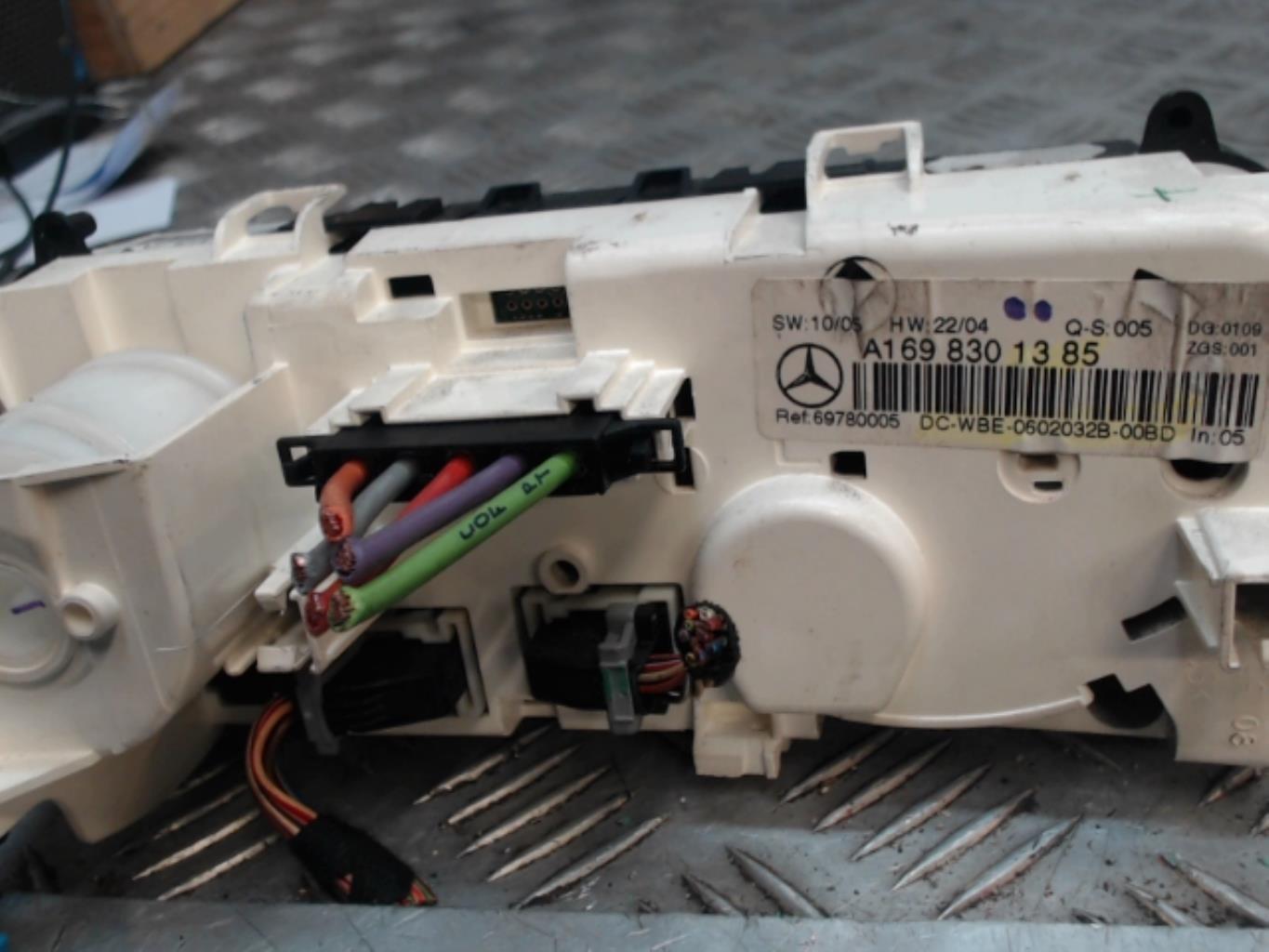 Commande chauffage MERCEDES CLASSE A 169 PHASE 1 Diesel - 1