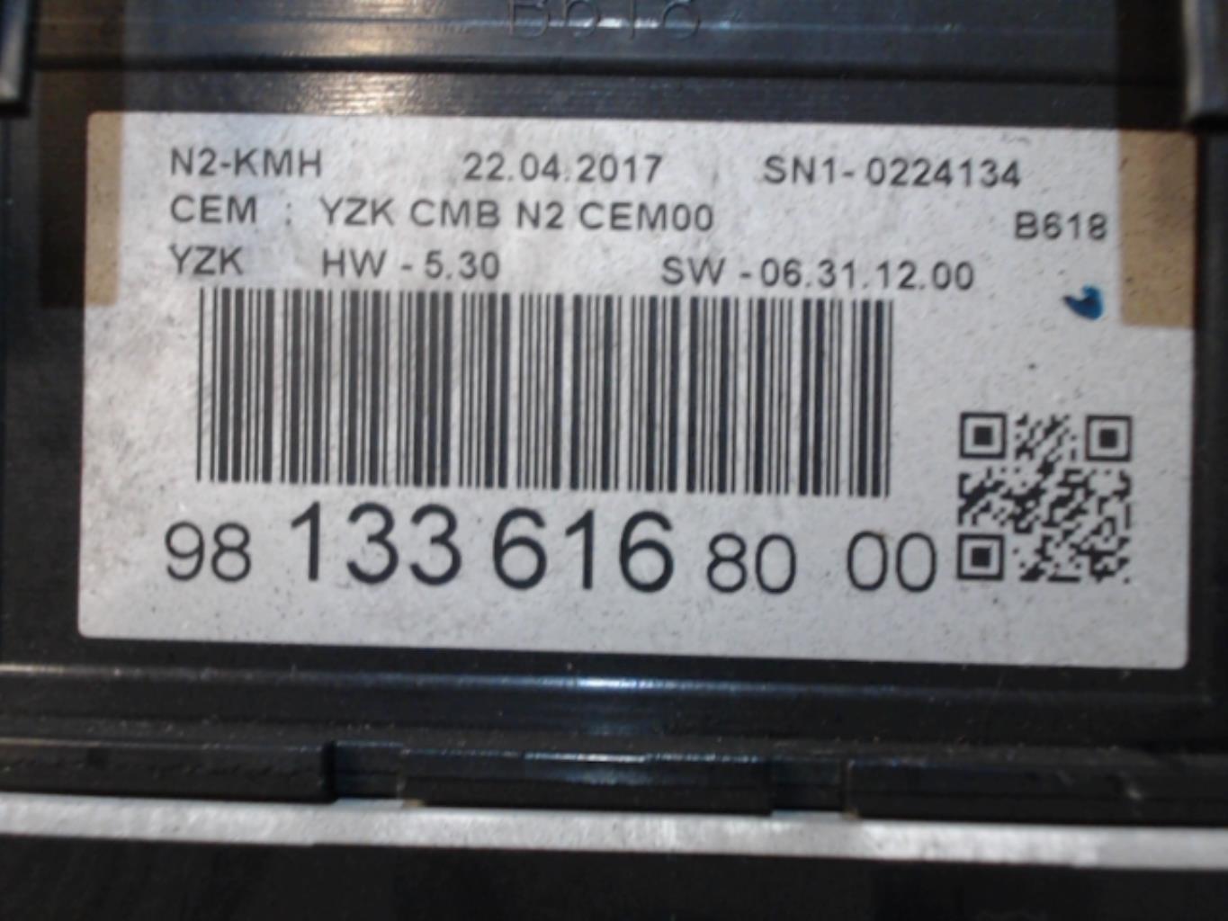 Compteur CITROEN C3 3 PHASE 1 Diesel - 1