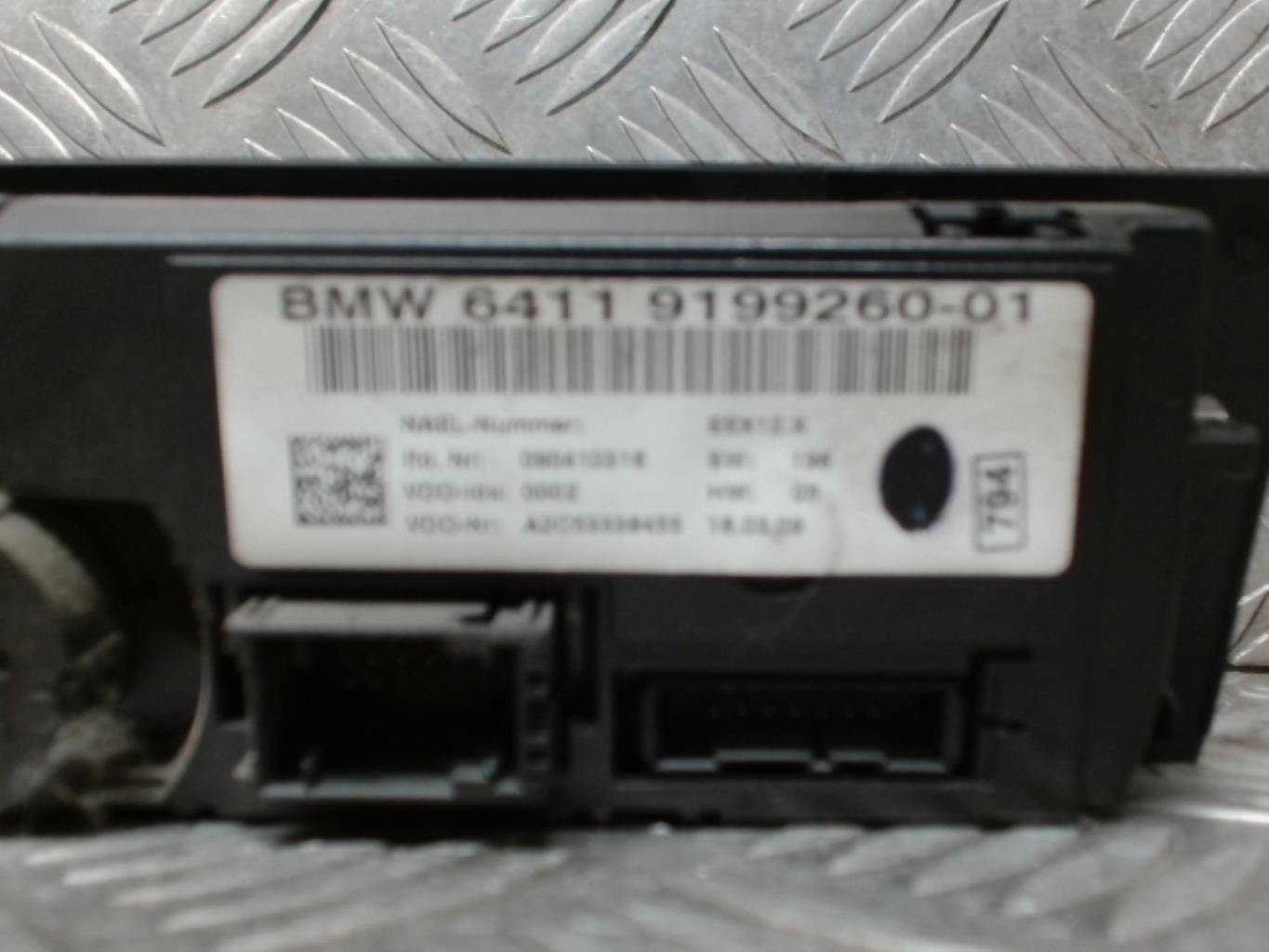 Commande chauffage BMW SERIE 1 E87 PHASE 2  - 1