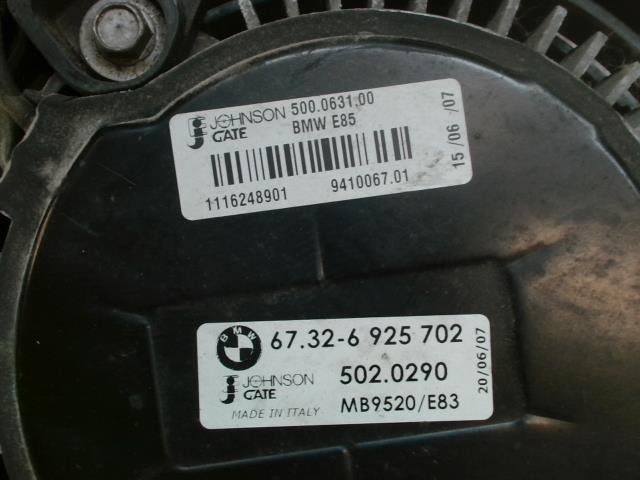 Motoventilatore radiatore BMW X3 E83 PHASE 2 Gasolina - 1