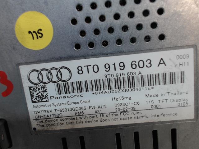 Ecran GPS AUDI A4 3 PHASE 1  - 1