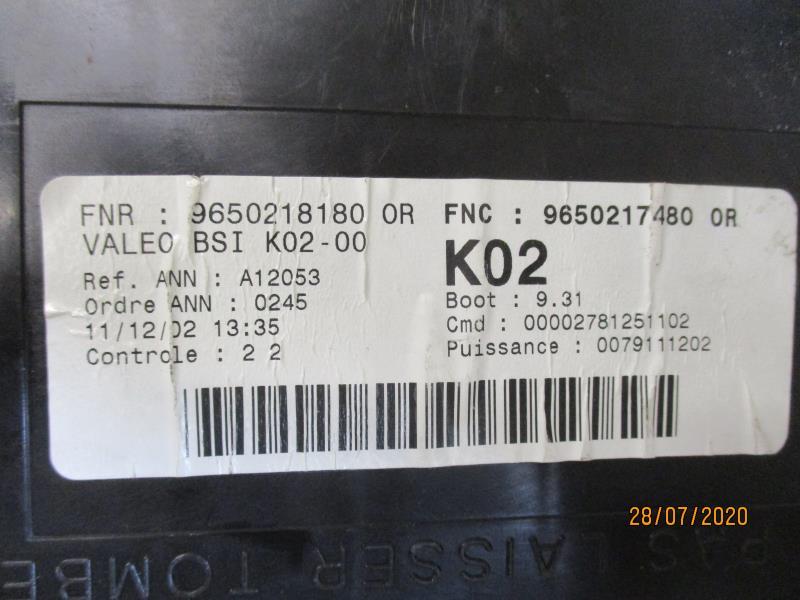 Boitier BSI PEUGEOT 307 PHASE 1 Diesel - 1