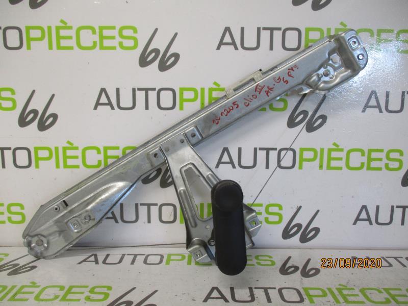 Alzacristalli manuale posteriore sinistro RENAULT CLIO 3 PHASE 1 Gasolina - 1