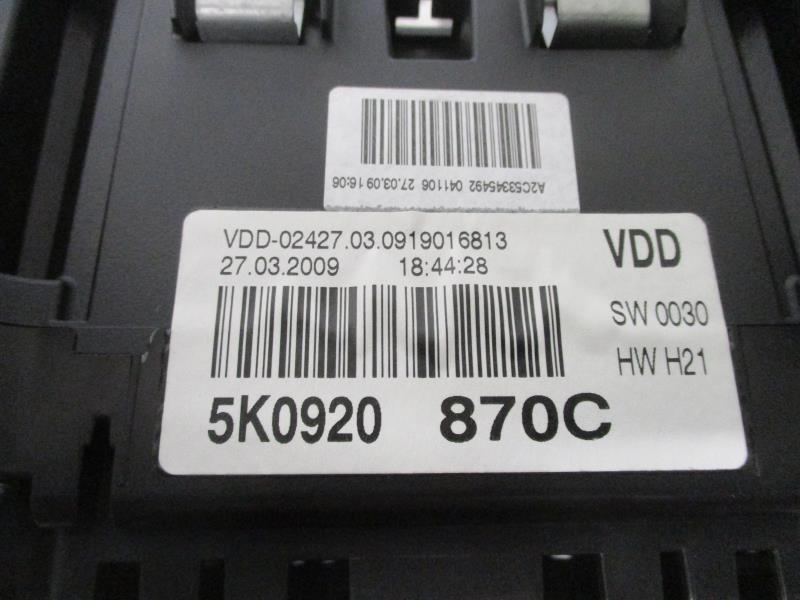 Compteur VOLKSWAGEN GOLF 6 Diesel - 1