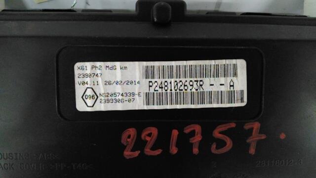 Compteur RENAULT KANGOO 2 PHASE 2 Diesel - 1