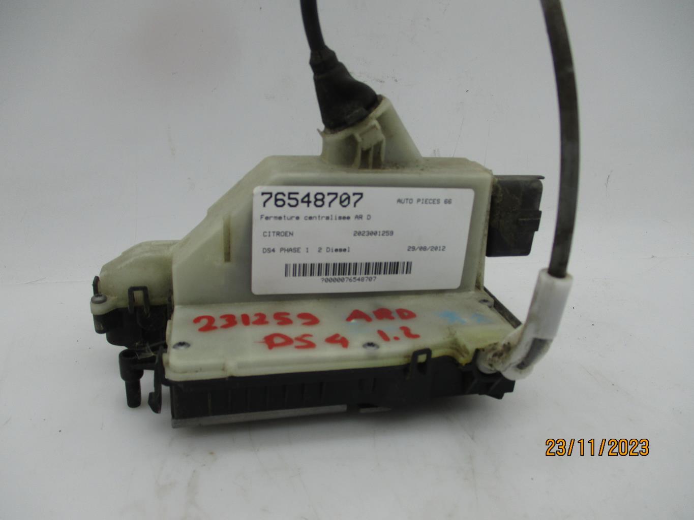 Fermeture centralisee arriere droit CITROEN DS4 PHASE 1 Diesel - 1
