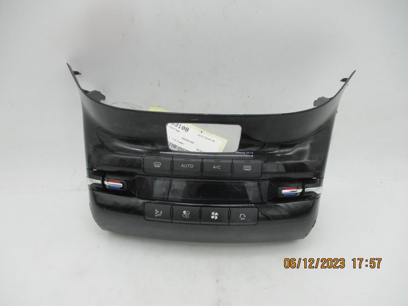 Commande chauffage PEUGEOT 208 1 PHASE 1 Diesel - 1