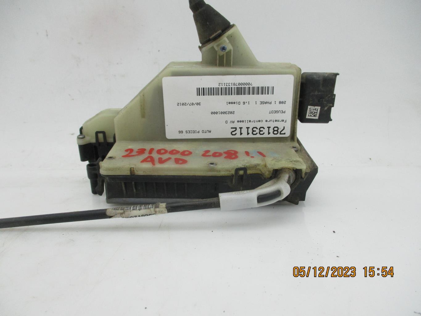 Chiusura centralizzata anteriore destra PEUGEOT 208 1 PHASE 1 Diésel - 1