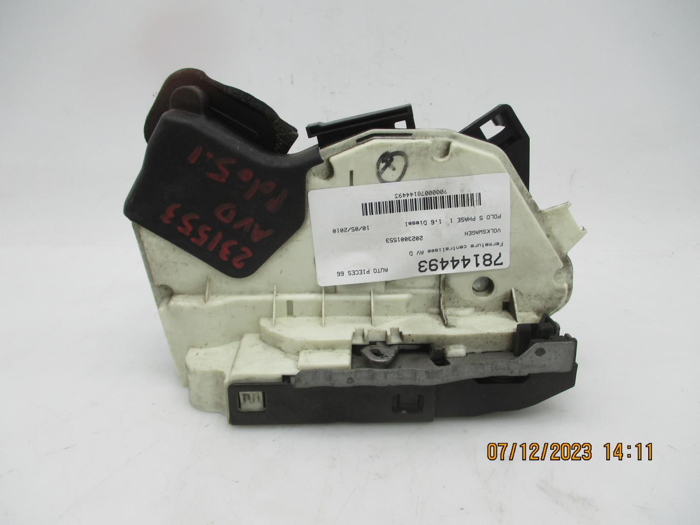 Chiusura centralizzata anteriore destra VOLKSWAGEN POLO 5 PHASE 1 Diésel - 1