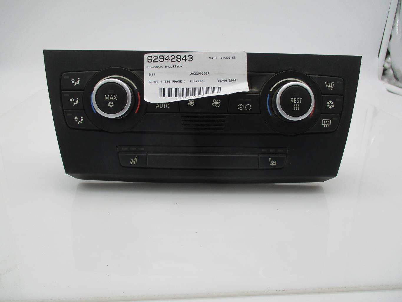 Commande chauffage BMW SERIE 3 E90 PHASE 1 Diesel - 1