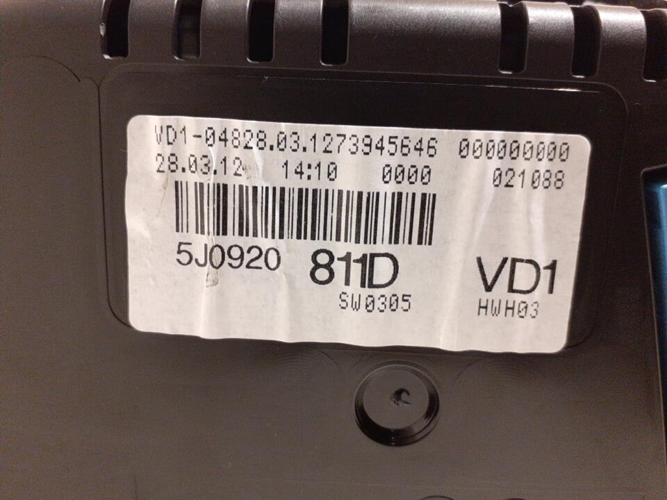 Compteur SKODA FABIA 2 PHASE 2  - 1