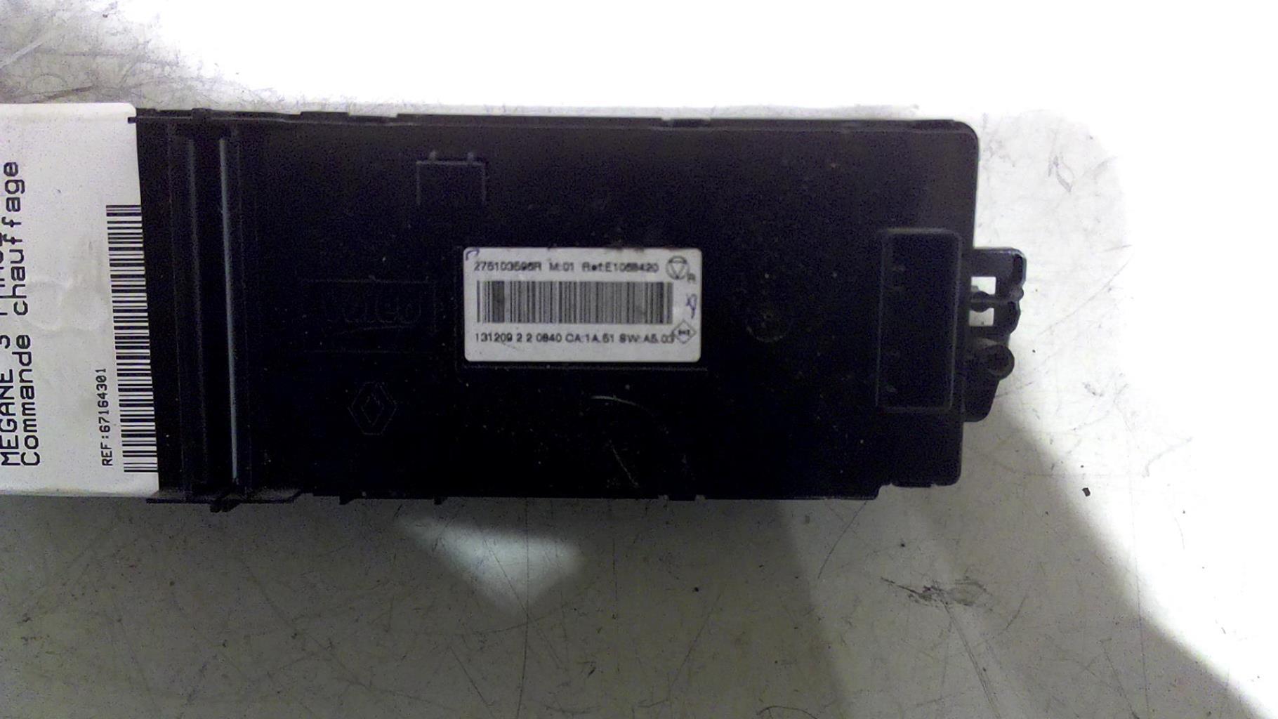 Commande chauffage RENAULT MEGANE 3 PHASE 2 BREAK Diesel - 1
