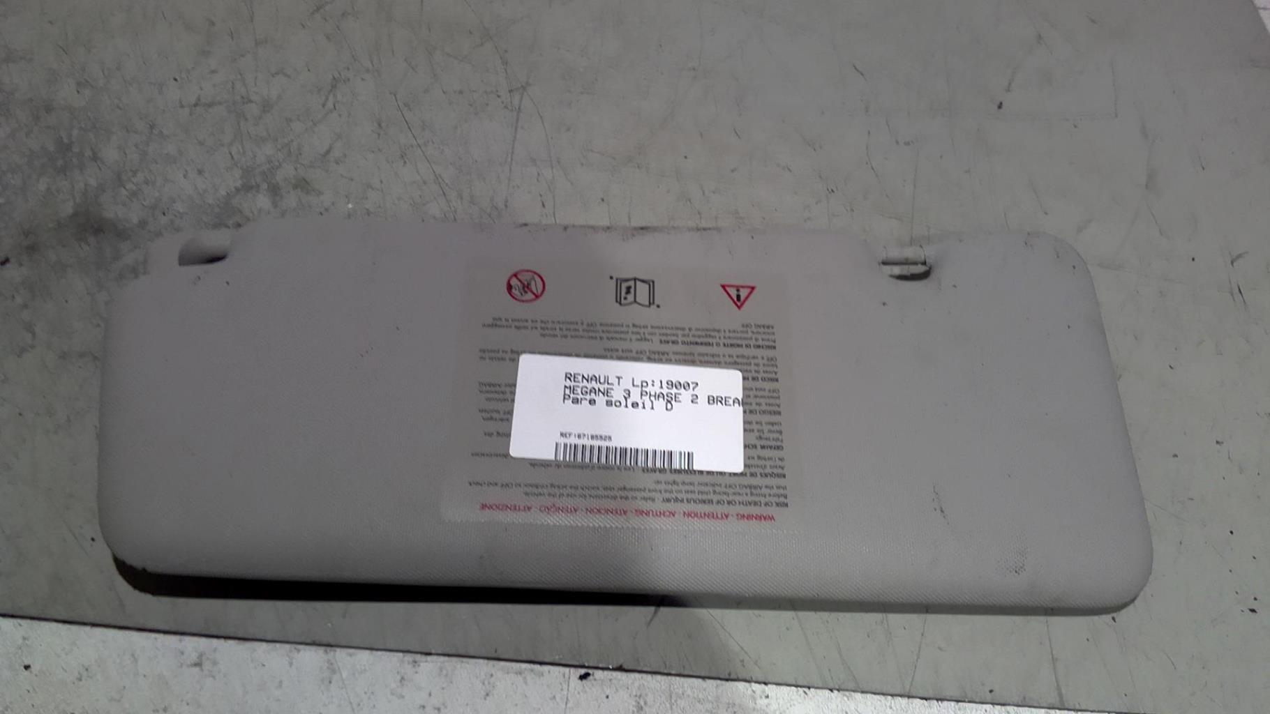 Pare soleil droit RENAULT MEGANE 3 PHASE 2 BREAK Diesel - 1