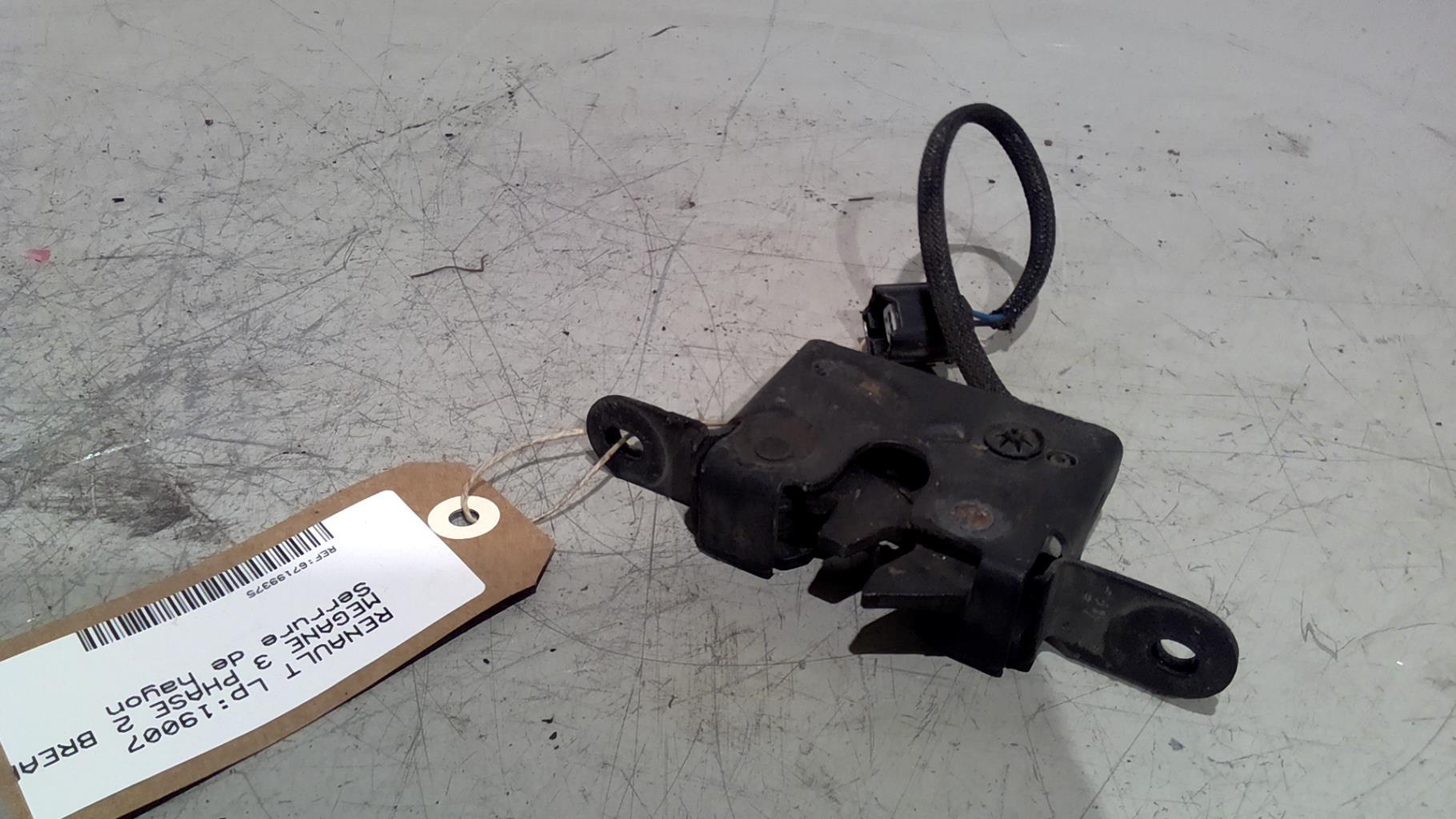 Serrure de hayon RENAULT MEGANE 3 PHASE 2 BREAK Diesel - 1