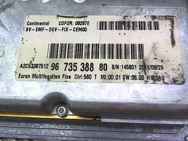 Ecran GPS CITROEN DS3 PHASE 1  - 1