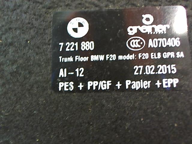 Botola del pianale BMW SERIE 1 F20 PHASE 2  - 1