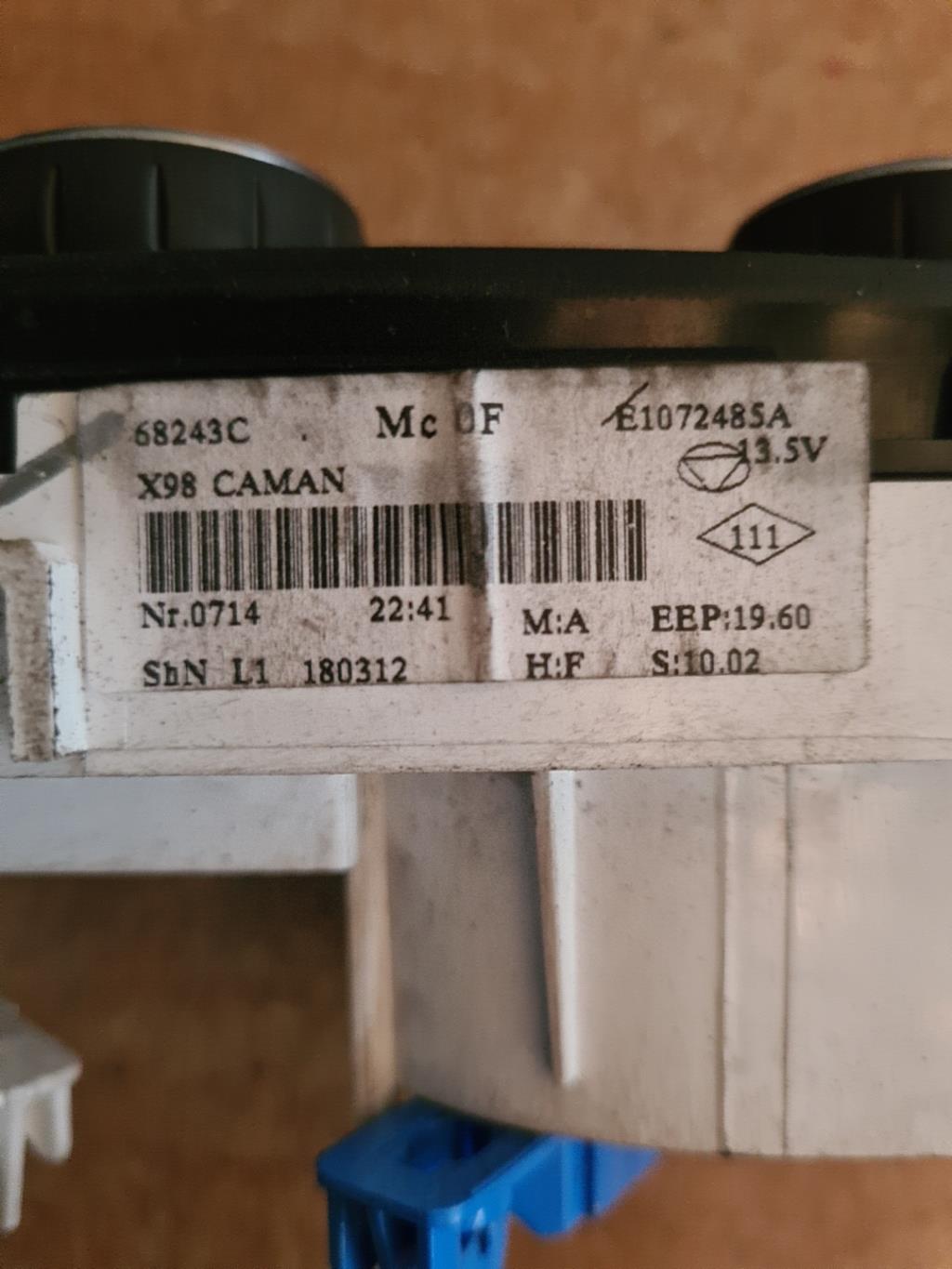 Commande chauffage RENAULT CLIO 4 PHASE 2 Diesel - 1