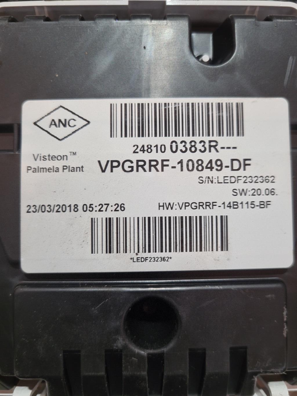 Compteur RENAULT CLIO 4 PHASE 2 Diesel - 1