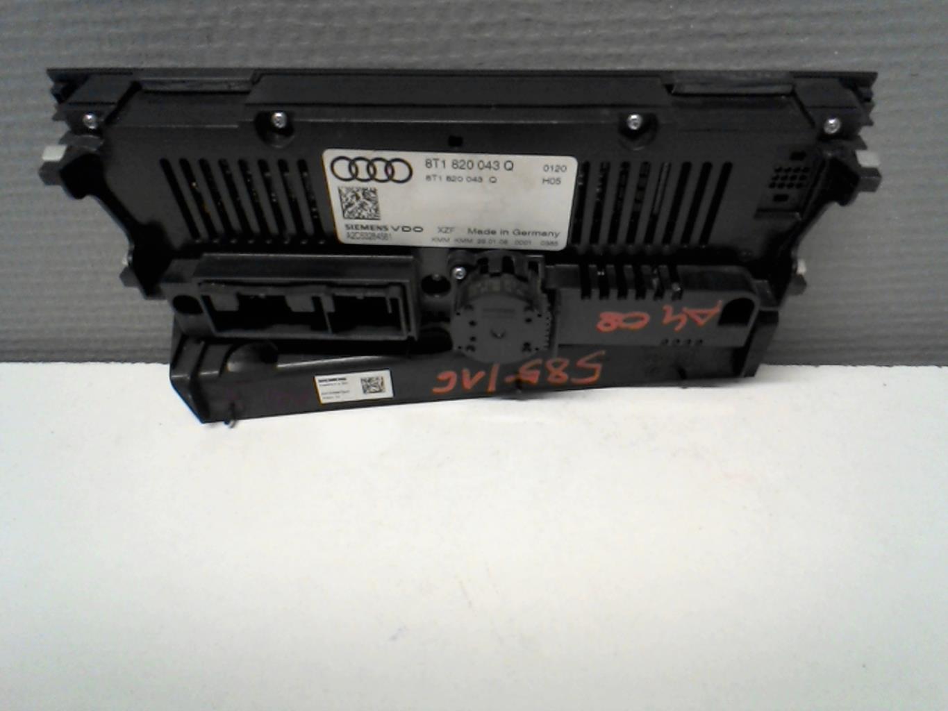 Commande chauffage AUDI A4 3  - 1