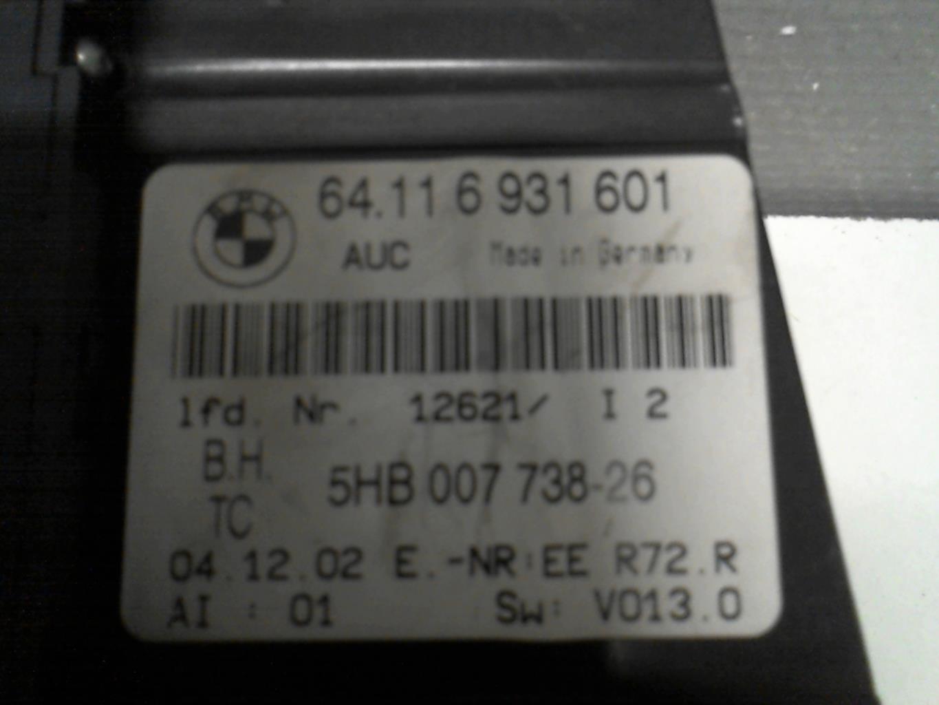 Commande chauffage BMW SERIE 3 E46  - 1