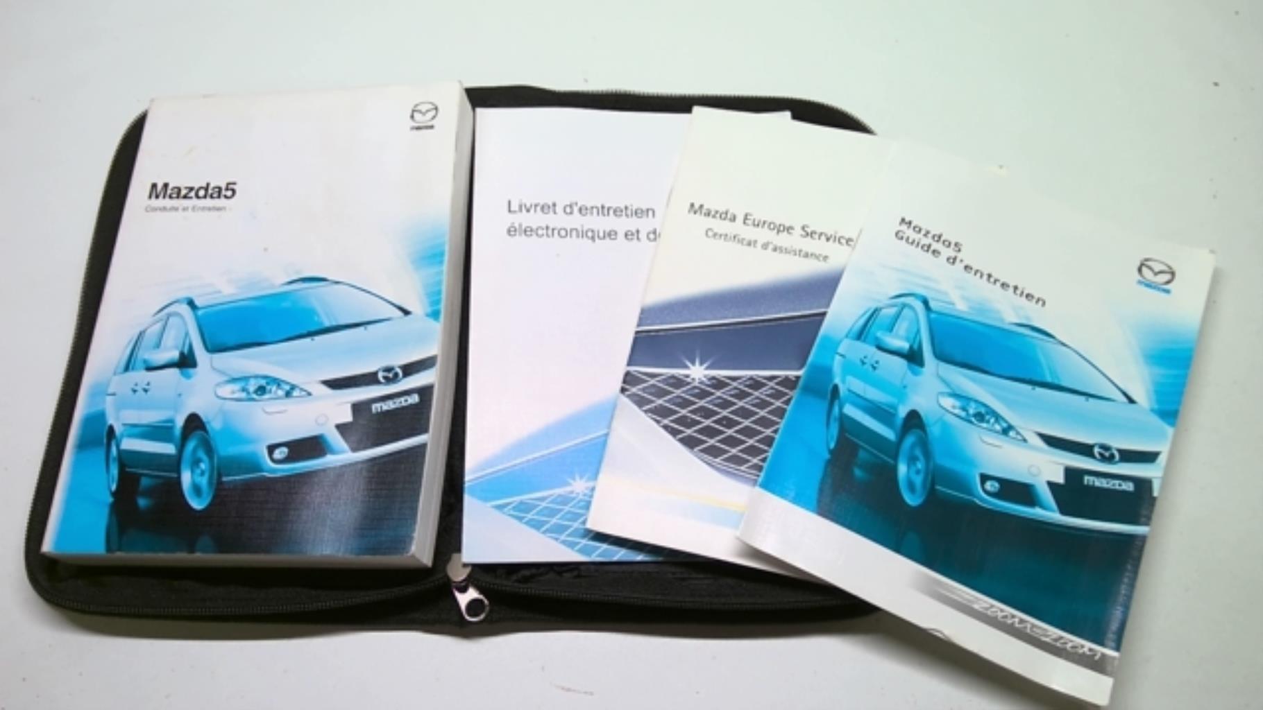 Carnet de bord MAZDA 5 1 PHASE 1 Diesel - 1