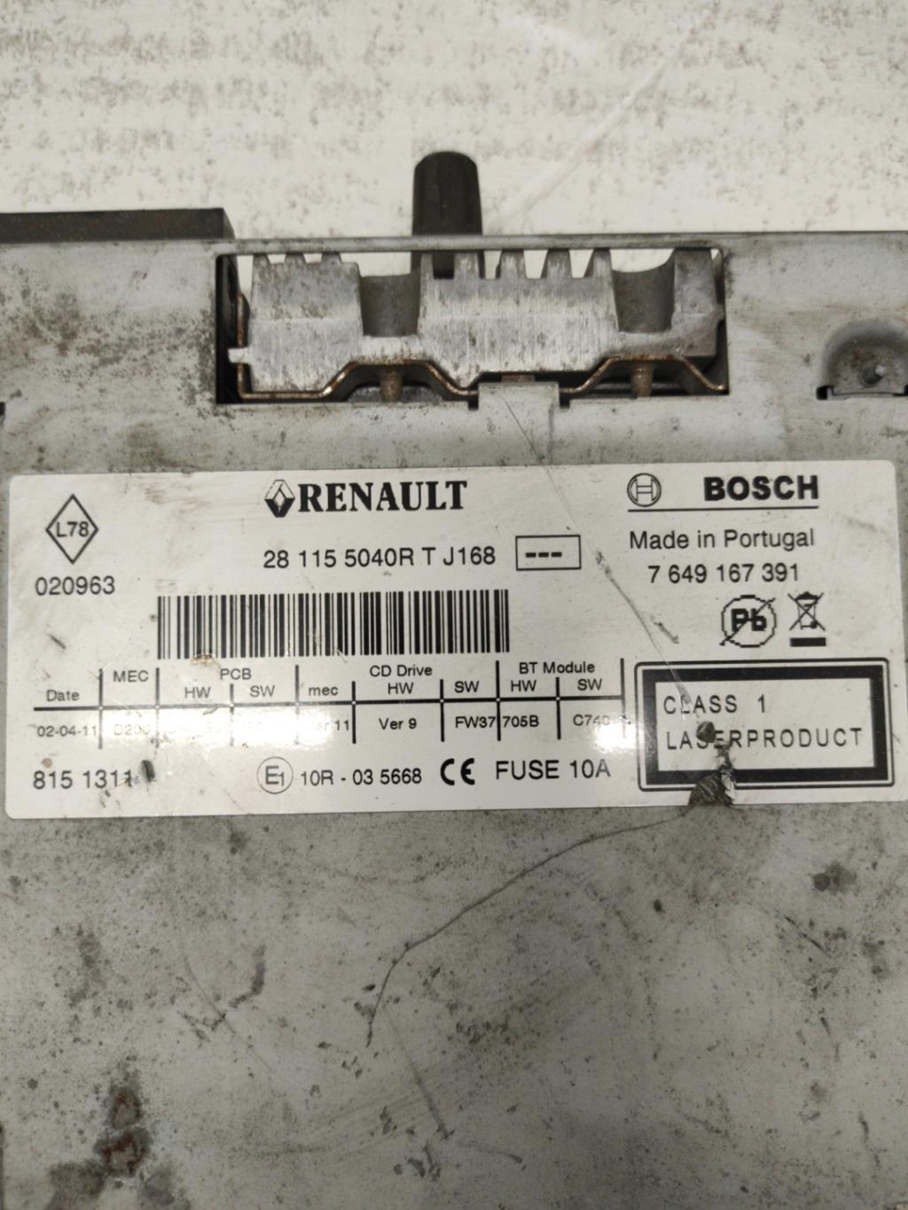 Autoradio d'origine RENAULT SCENIC 3  - 1