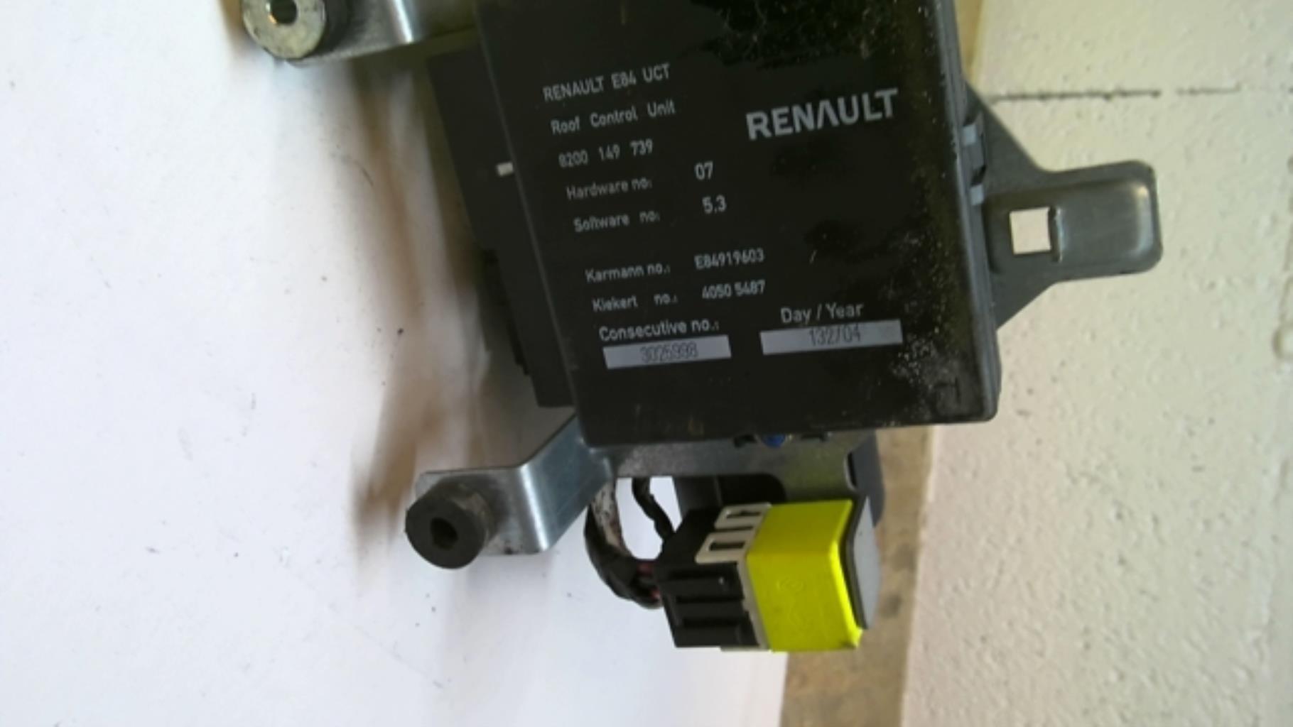 Moteur de capote RENAULT MEGANE 2 PHASE 1 CABRIOLET Diesel - 1