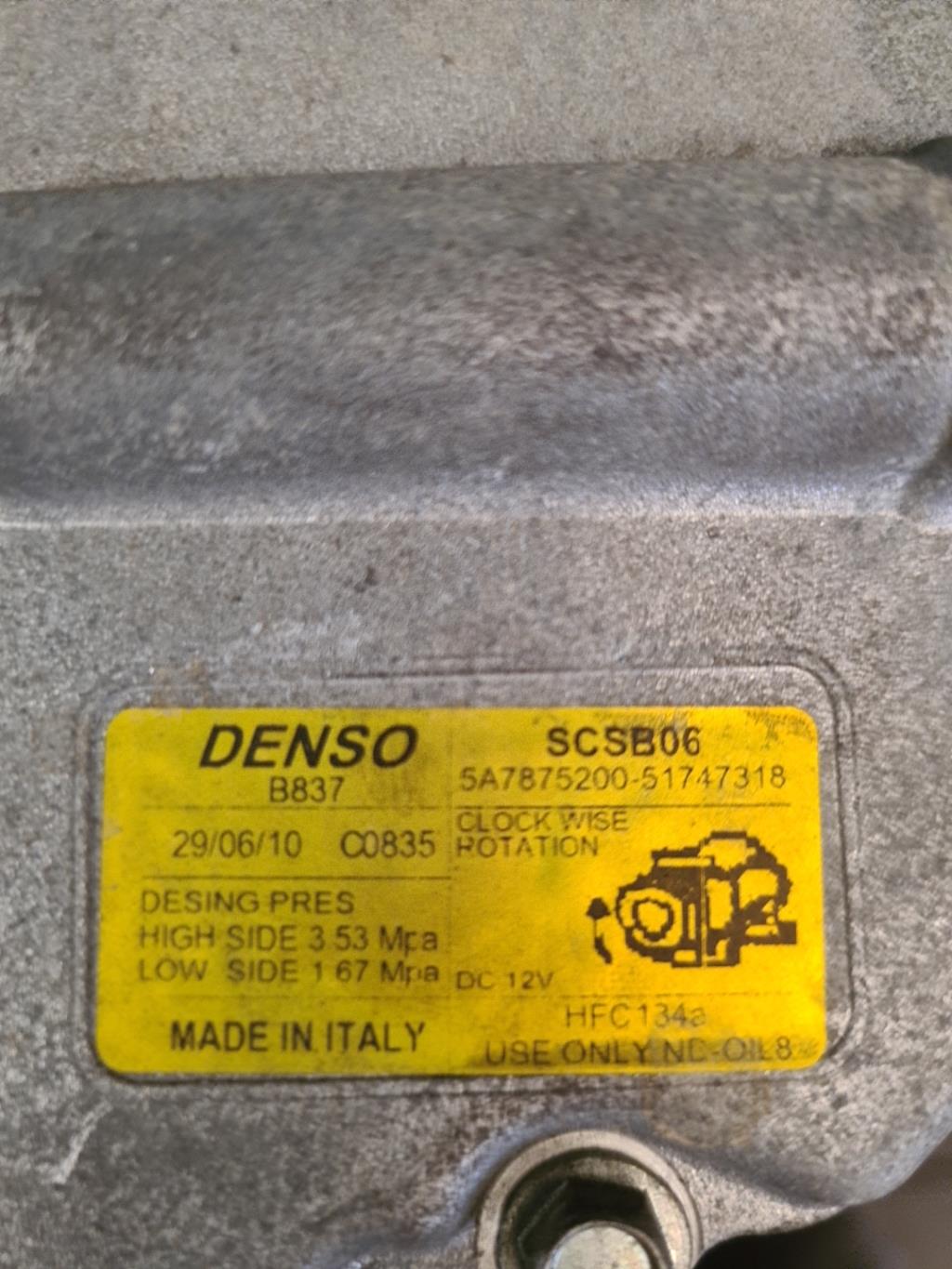 Compresseur clim FIAT 500 2 PHASE 1 Essence - 1