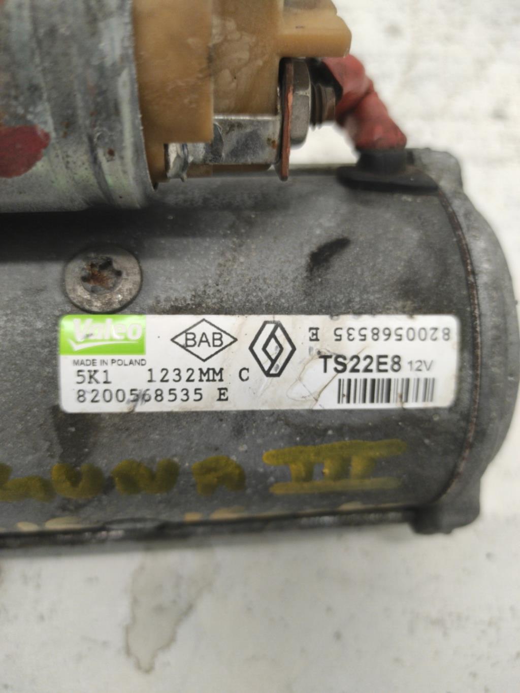 Demarreur RENAULT LAGUNA 3 PHASE 1 Diesel - 1