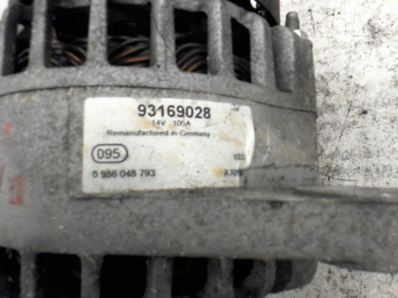 Alternateur OPEL ASTRA H PHASE 1 Diesel - 1