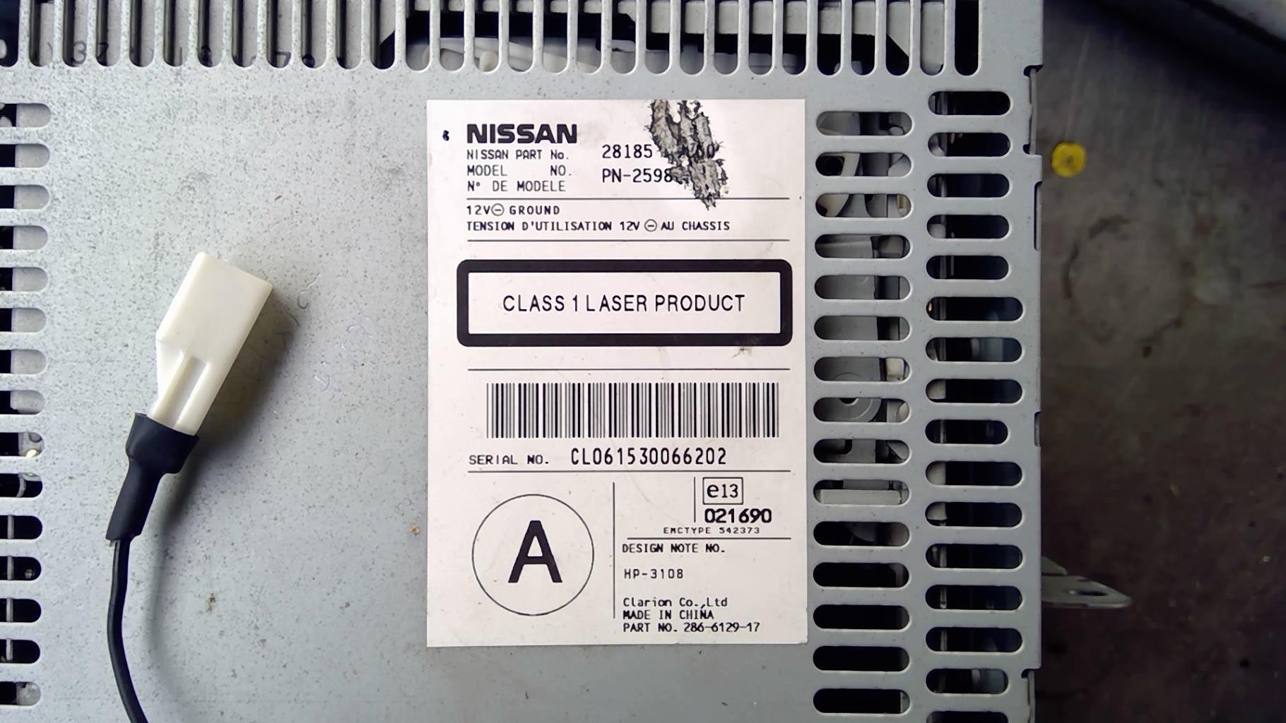 Chargeur CD NISSAN PRIMERA 3 Essence - 1