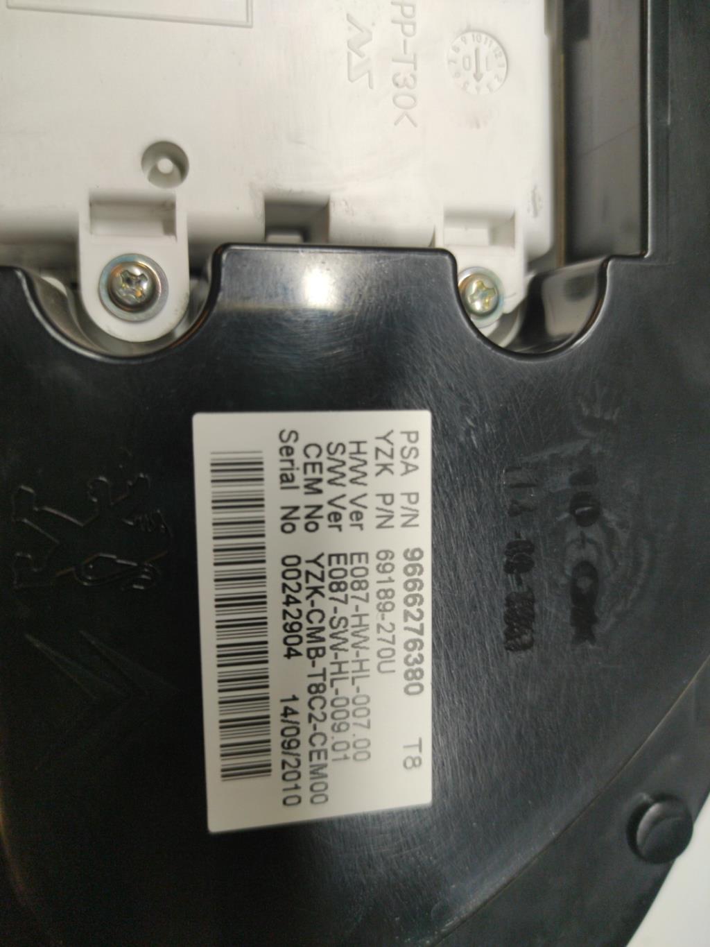 Compteur PEUGEOT 3008 1 PHASE 1 Diesel - 1