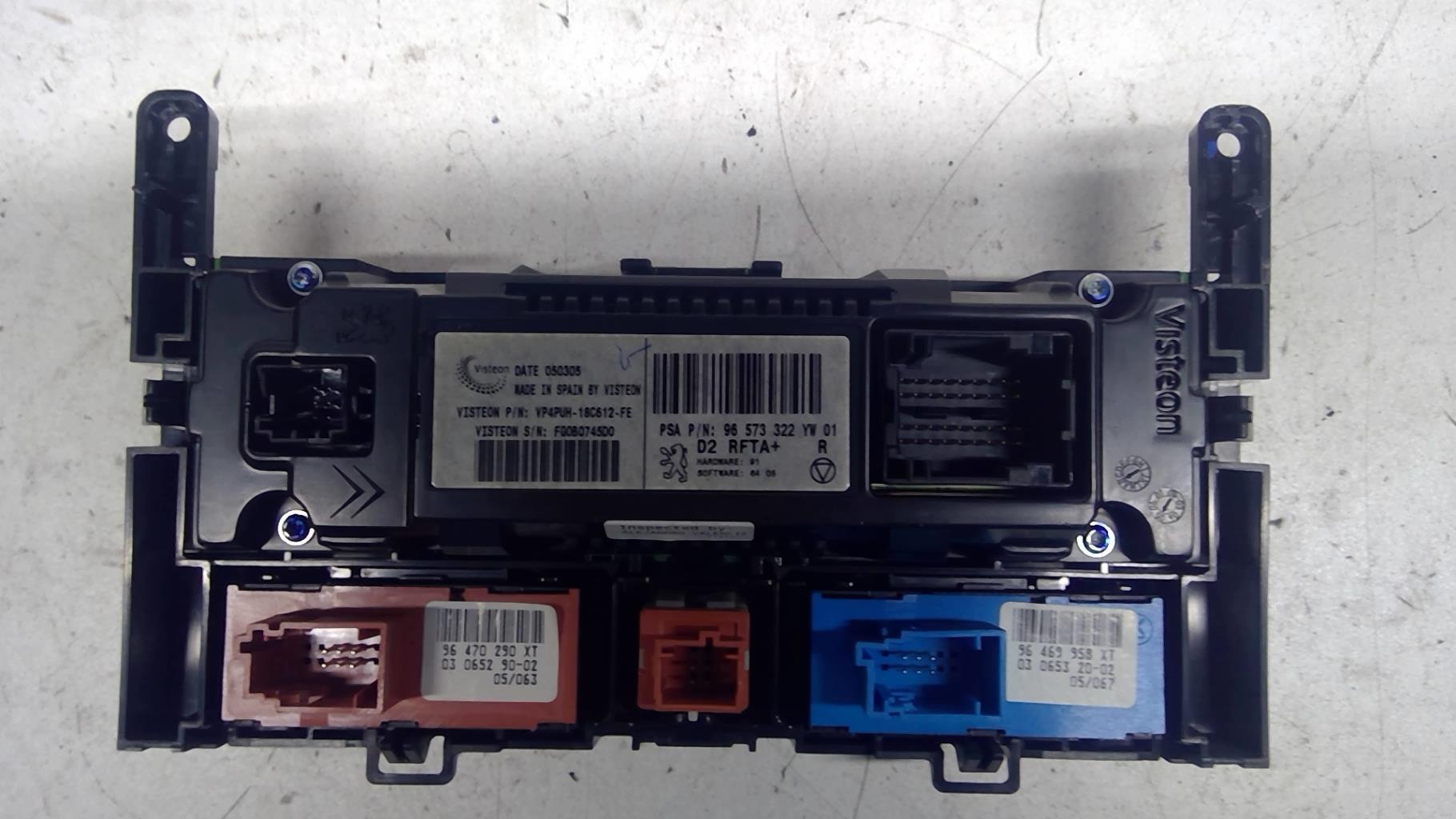 Commande chauffage PEUGEOT 407 PHASE 1 Diesel - 1