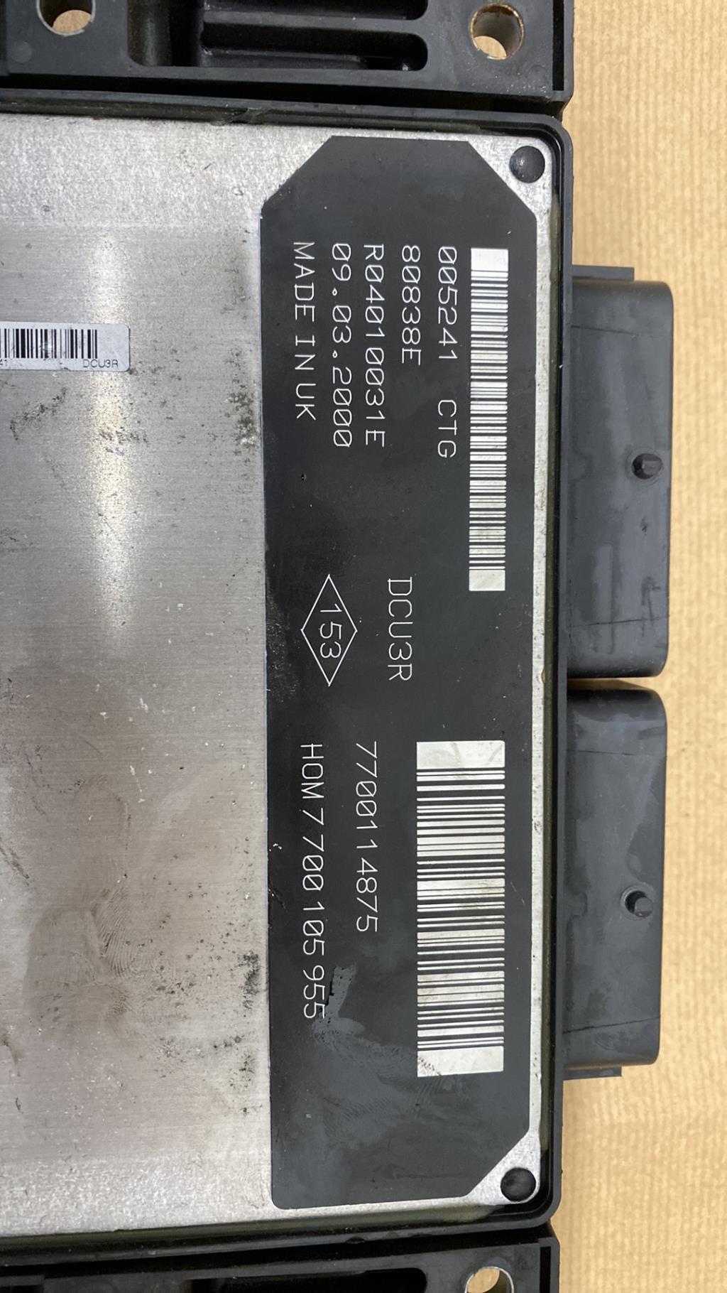 Calculateur RENAULT CLIO 2 PHASE 1 Diesel - 1