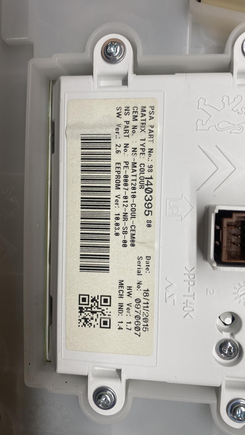 Compteur PEUGEOT 208 1 PHASE 2 Essence - 1