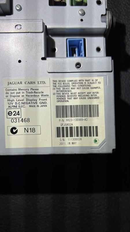 Ecran GPS JAGUAR XF 1 PHASE 1 Diesel - 1