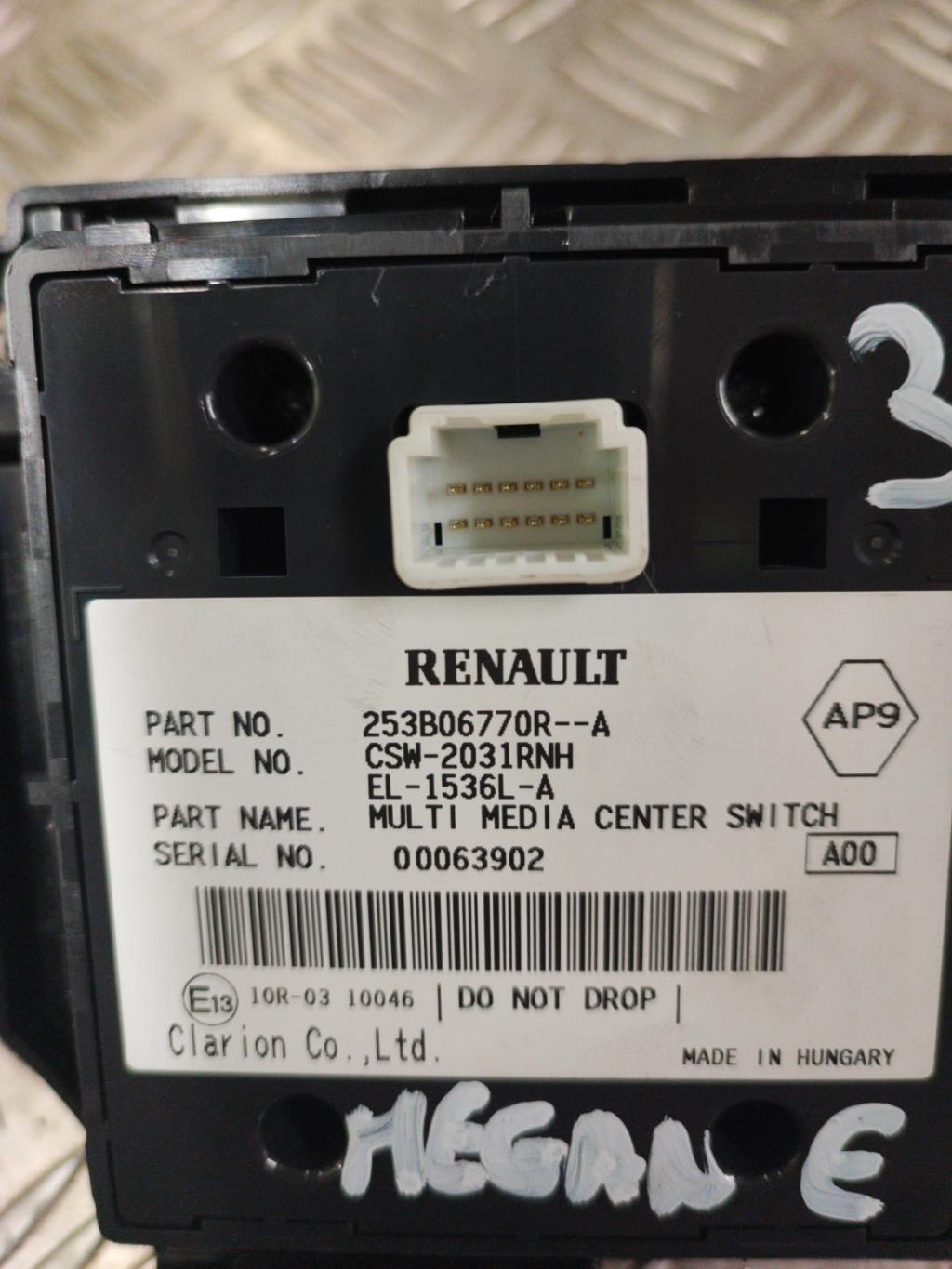 Commande GPS RENAULT MEGANE 3 PHASE 3 BREAK Diesel - 1