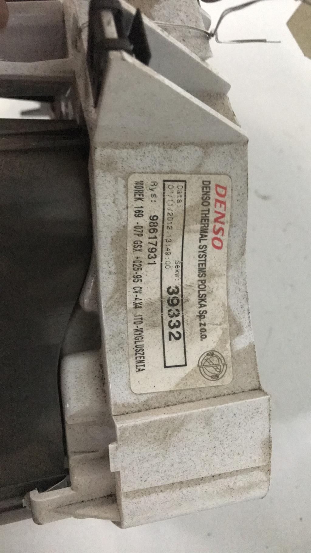Commande chauffage FIAT PANDA 2 PHASE 1 Diesel - 1