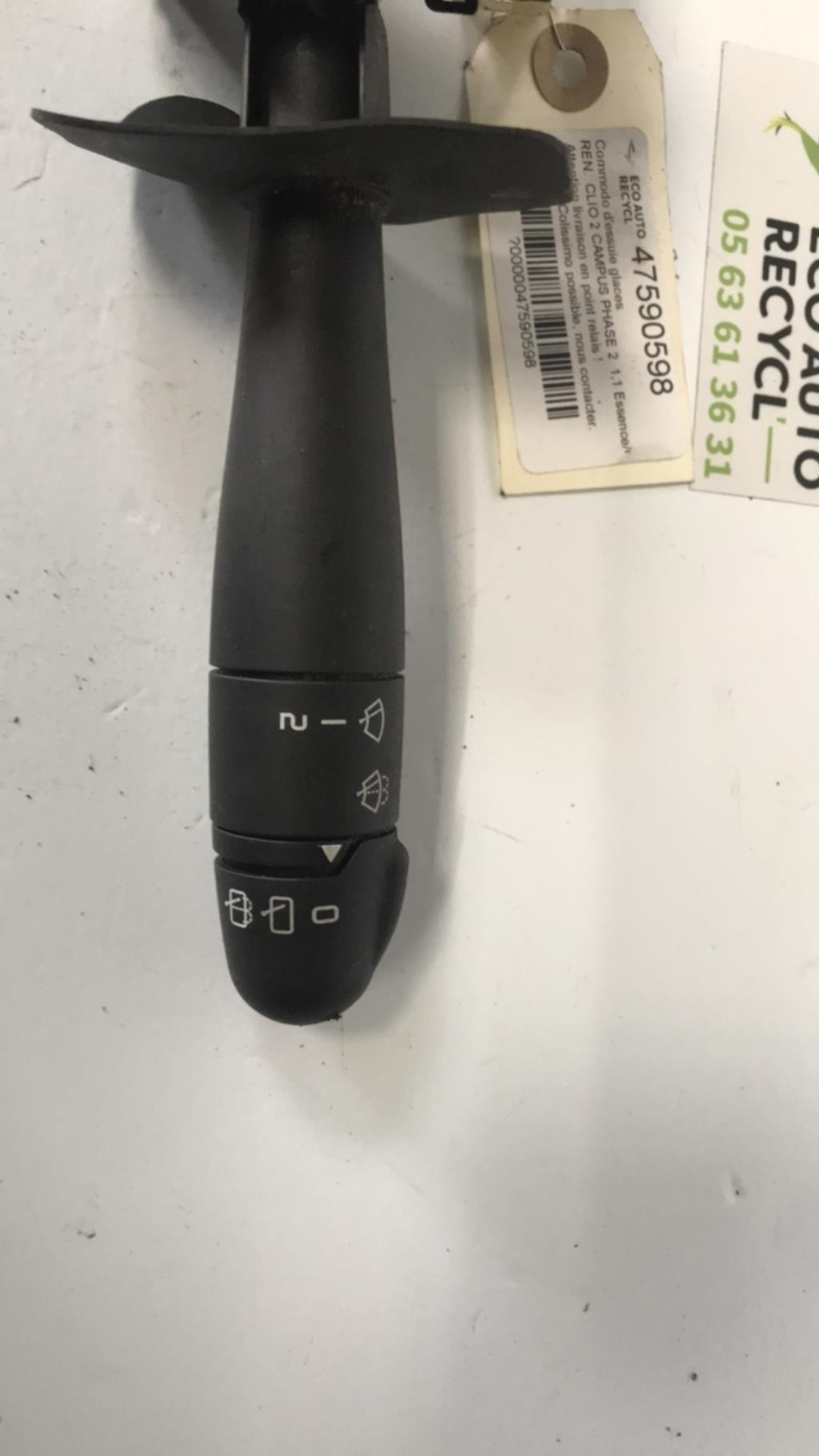 Commodo d'essuie glaces RENAULT CLIO 2 CAMPUS PHASE 2 Essence/GPL - 1