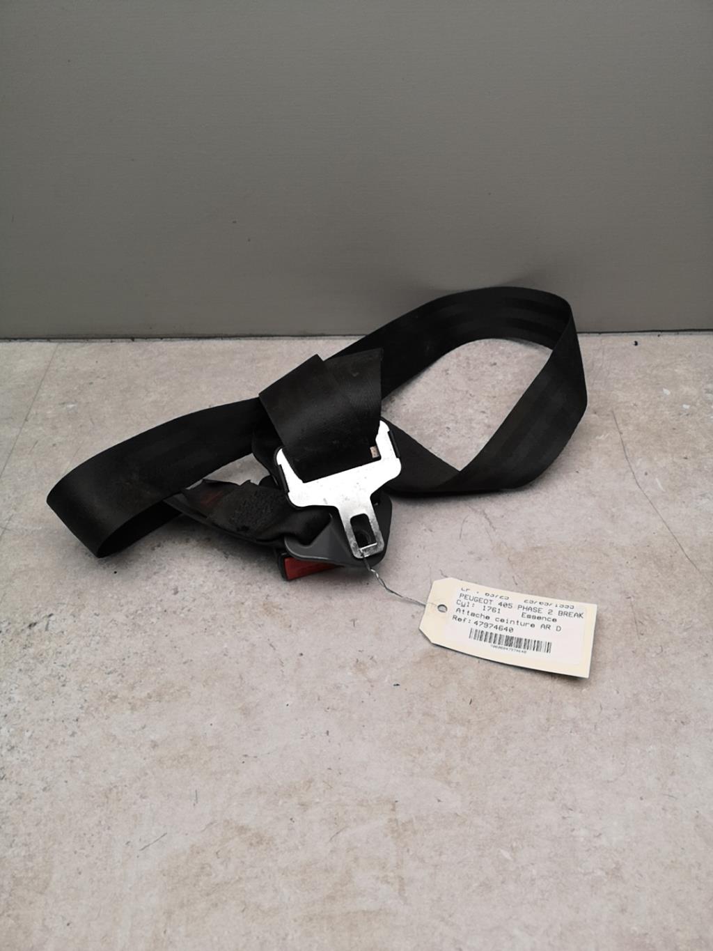 Aggancio cintura sicurezza posteriore destro PEUGEOT 405 PHASE 2 BREAK Gasolina - 1