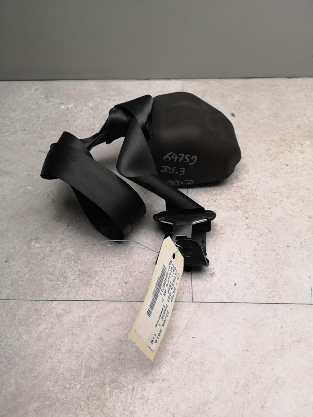 Cintura di sicurezza posteriore destra CITROEN DS3 PHASE 1 Gasolina - 1