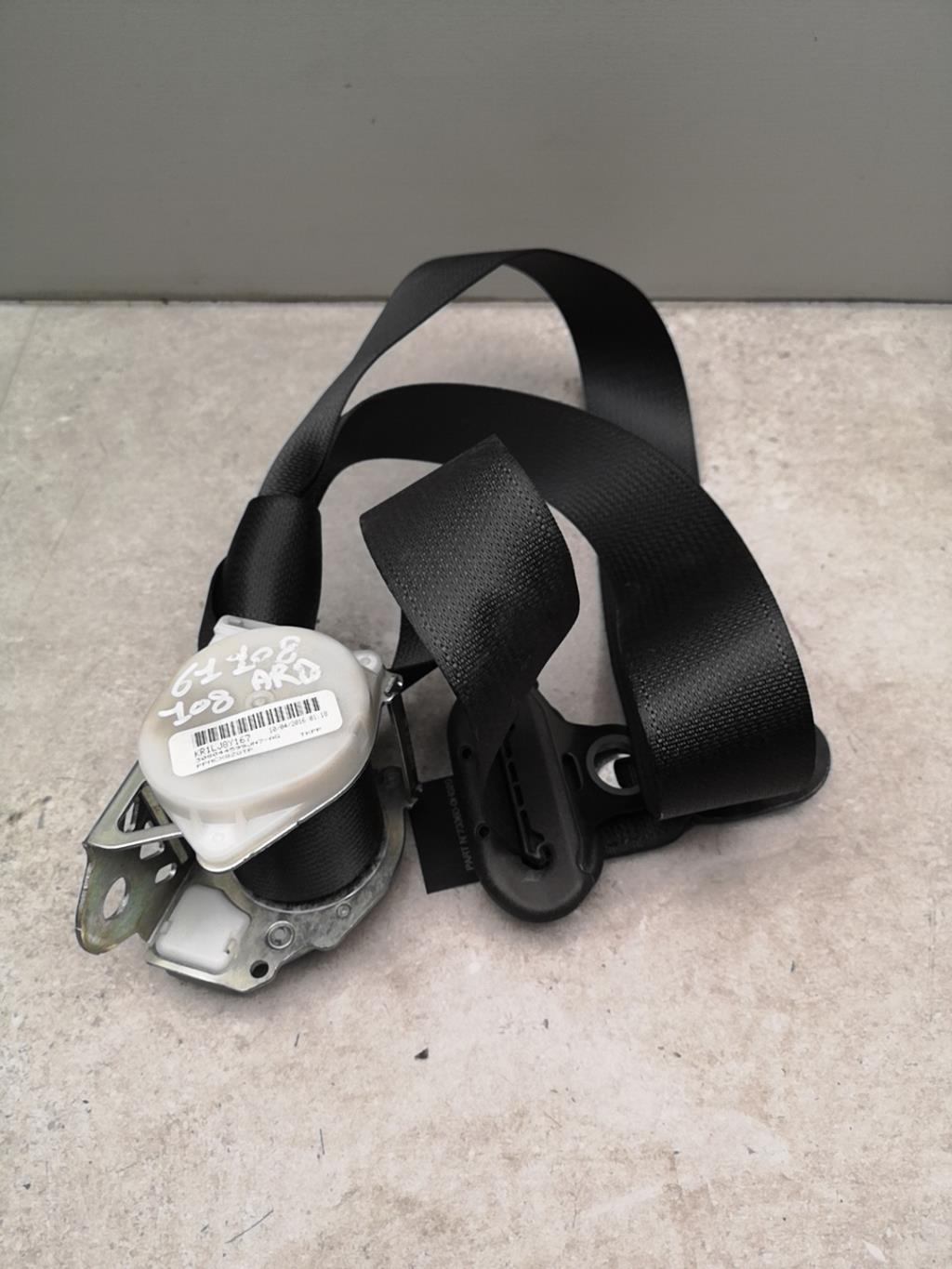 Cintura di sicurezza posteriore destra PEUGEOT 108 Gasolina - 1