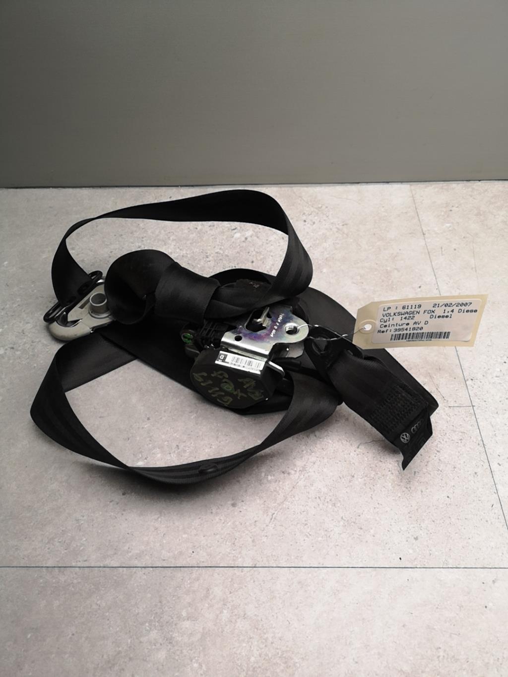 Ceinture avant droit VOLKSWAGEN FOX Diesel - 1