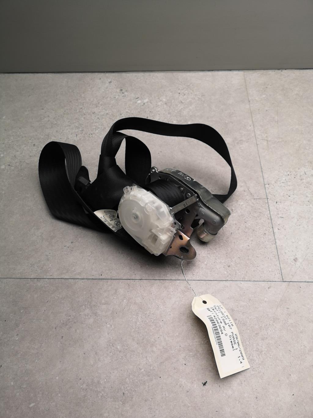 Cintura di sicurezza anteriore destra PEUGEOT 107 PHASE 1 Diésel - 1