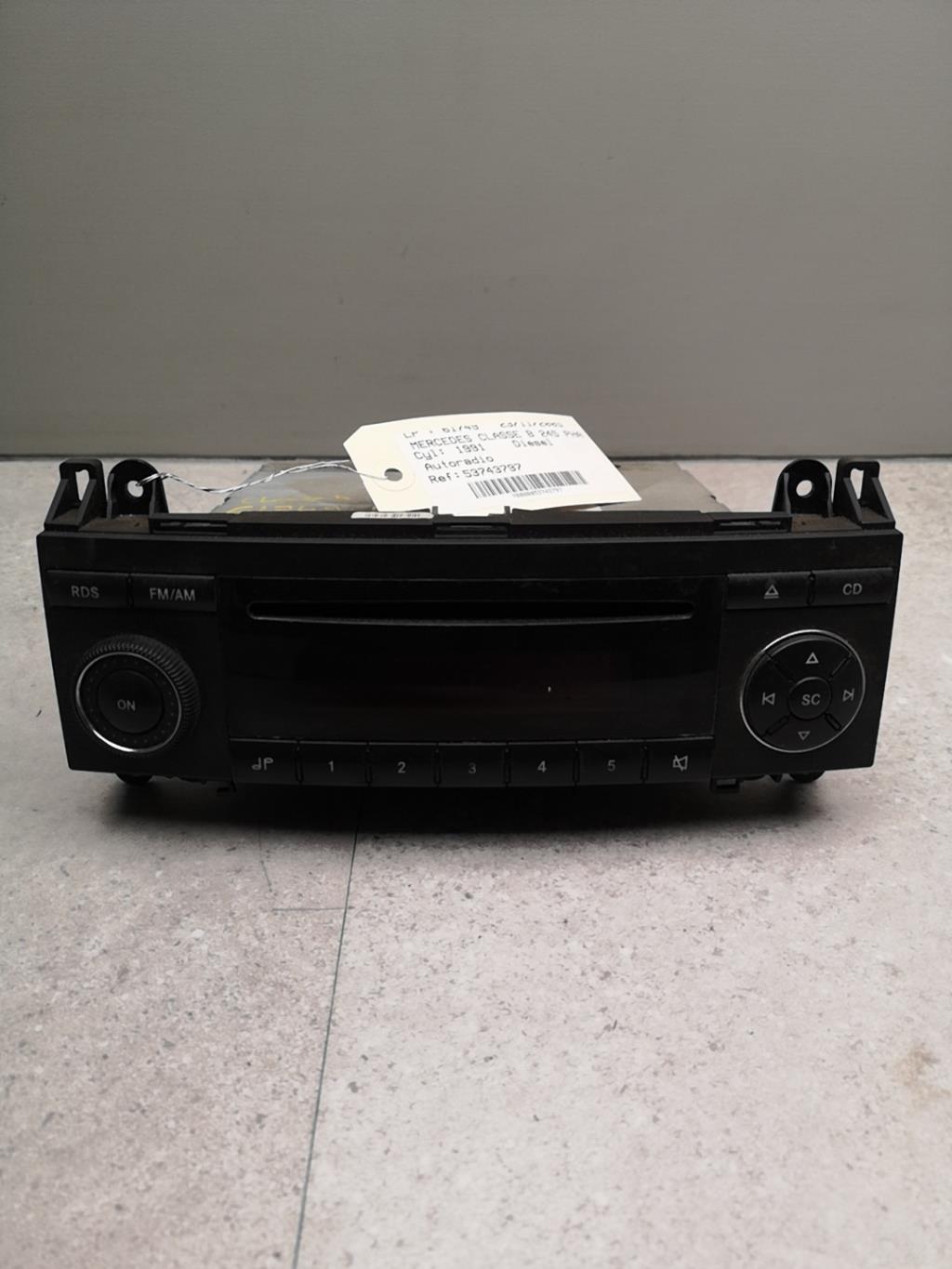 Autoradio MERCEDES CLASSE B 245 PHASE 1 Diésel - 1