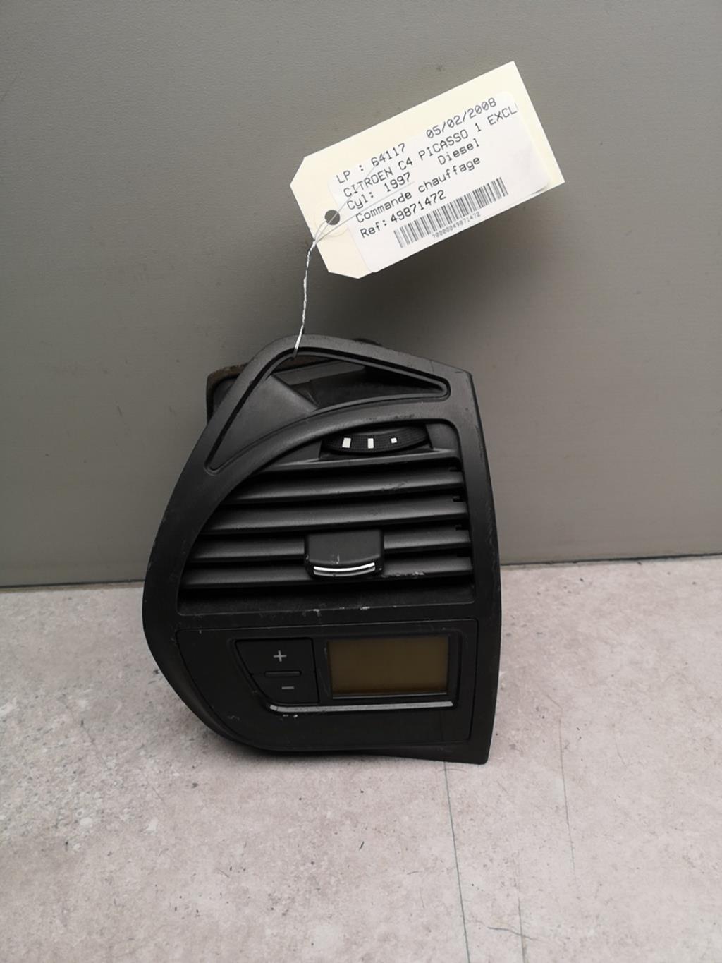 Commande chauffage CITROEN C4 PICASSO 1 Diesel - 1