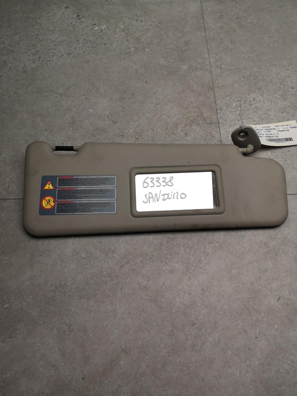 Visiera parasole destra DACIA SANDERO 1 Gasolina - 1