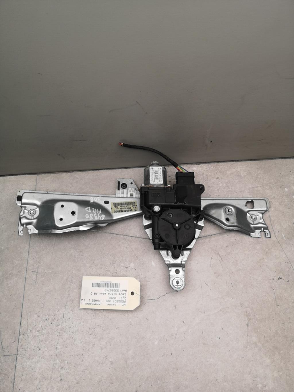 Alzacristalli elettrico posteriore destro PEUGEOT 308 1 PHASE 1  - 1
