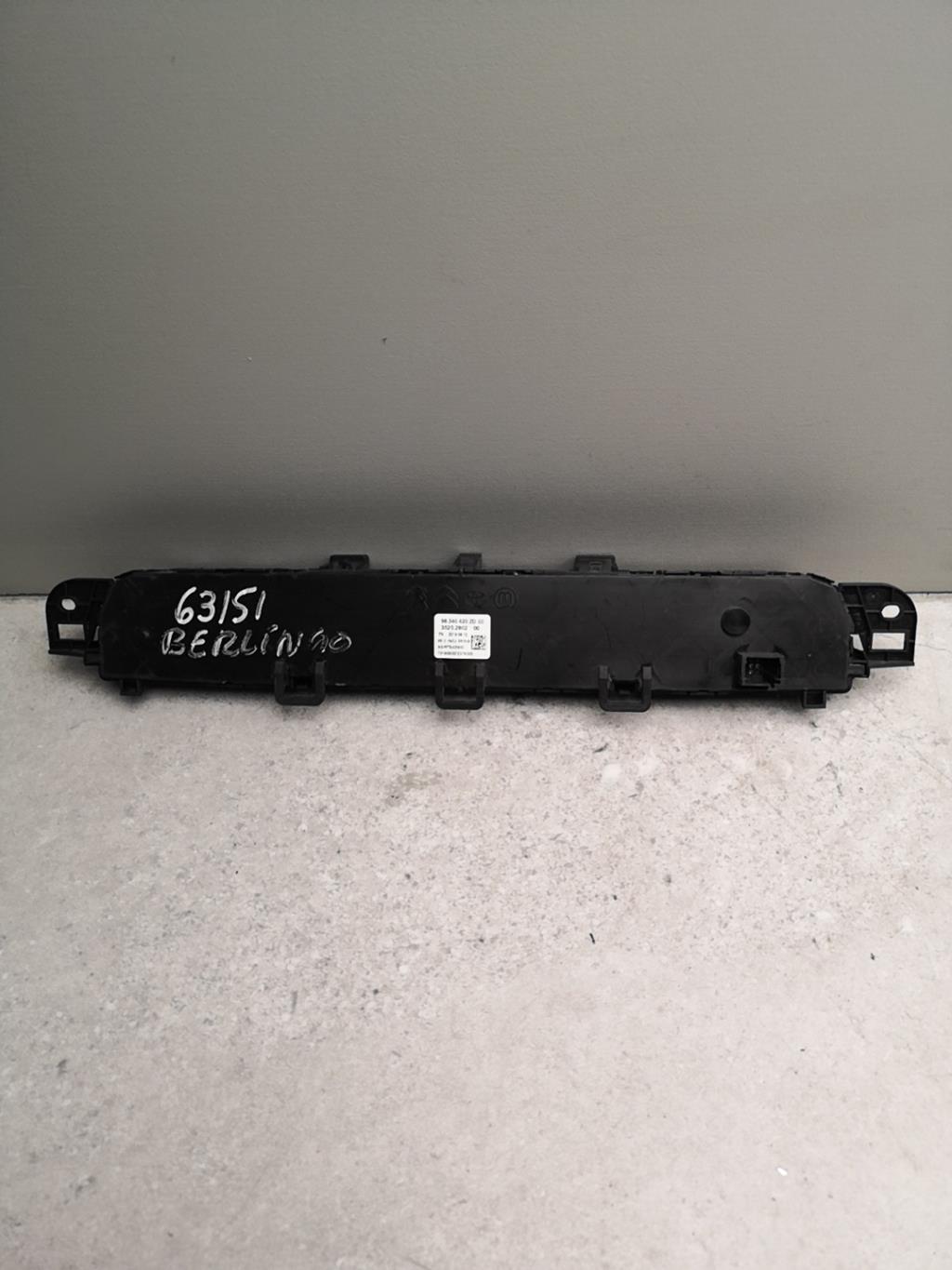 Commande chauffage CITROEN BERLINGO 3 M PHASE 1 Diesel - 1