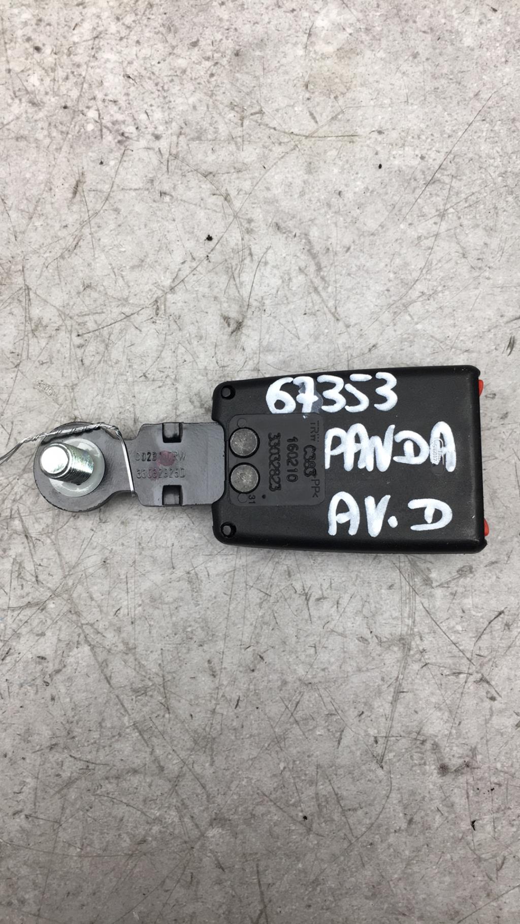 Aggancio cintura sicurezza anteriore destro FIAT PANDA 2 PHASE 2 Gasolina - 1